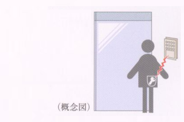 シティテラス横濱サウスハンズフリーキー概念図
